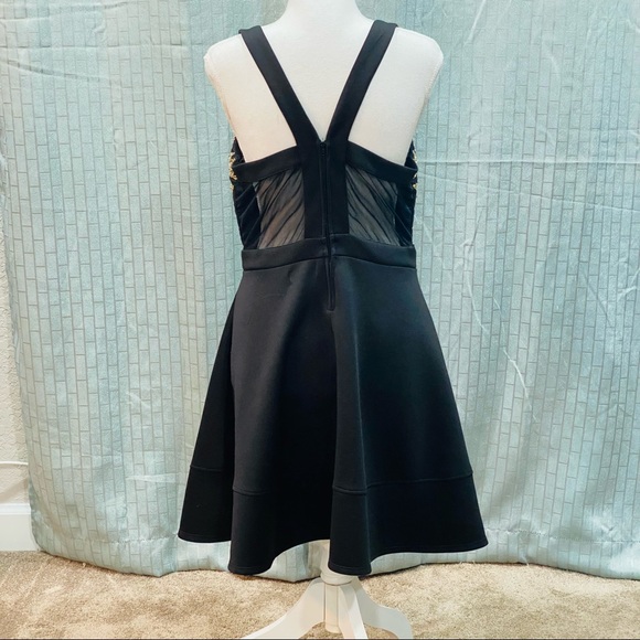 Size 11 Emerald Sundae black and gold dress - Picture 3 of 5